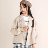 ベージュ | 【 ニコ☆プチ 掲載 】トレンチコート風ブルゾン(130~160cm) | ZIDDY