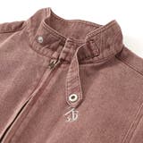 【 ニコ☆プチ 掲載 】ハイネックデニムジャケット(130~160cm) | ZIDDY | 詳細画像14 