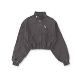 【 ニコ☆プチ 掲載 】ハイネックデニムジャケット(130~160cm) | ZIDDY | 詳細画像9 