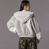 【 ニコ☆プチ 掲載 】ショート丈ファーブルゾン(130~160cm) | ZIDDY | 詳細画像9 