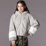 グレー | 【 ニコ☆プチ 掲載 】ショート丈ファーブルゾン(130~160cm) | ZIDDY