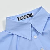 【 ニコ☆プチ 掲載 】裾ゴムクロップドシャツ(130~160cm) | ZIDDY | 詳細画像17 