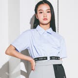 【 ニコ☆プチ 掲載 】裾ゴムクロップドシャツ(130~160cm) | ZIDDY | 詳細画像6 