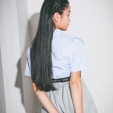 【 ニコ☆プチ 掲載 】裾ゴムクロップドシャツ(130~160cm) | ZIDDY | 詳細画像7 