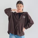 ブラウン | ドッキングコールテンシャツ(130~160cm) | ZIDDY