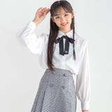 リボンタイ付きブラウス(130~160cm) | ZIDDY | 詳細画像1 