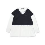 【 ニコ☆プチ 掲載 】ショートベストドッキング風シャツ(130~160cm) | ZIDDY | 詳細画像11 