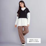 【 ニコ☆プチ 掲載 】ショートベストドッキング風シャツ(130~160cm) | ZIDDY | 詳細画像2 