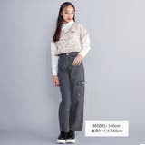 【 ニコ☆プチ 掲載 】ショートベストドッキング風シャツ(130~160cm) | ZIDDY | 詳細画像5 