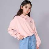 ピンク | 襟付きドロストシャツ(130~160cm) | ZIDDY