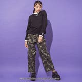 【クロミ】刺しゅう配色リンガースウェット(130~160cm) | ZIDDY | 詳細画像4 