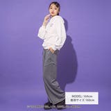 【クロミ】ロゴプリント刺しゅうフーディ(130~160cm) | ZIDDY | 詳細画像2 