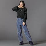 膨れジャガードトドロストトップス(130~160cm) | ZIDDY | 詳細画像3 