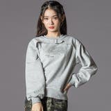 グレー | ラインストーン・トレーナー(130~160cm) | ZIDDY