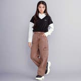 【 ニコ☆プチ 掲載 】デニムカーゴパンツ(130~160cm) | ZIDDY | 詳細画像7