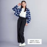 【 ニコ☆プチ 掲載 】ジャガードゴムロングパンツ(130~160cm) | ZIDDY | 詳細画像2