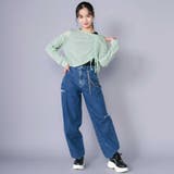 チャーム付きサイドカットアウトデニムパンツ | ZIDDY | 詳細画像4