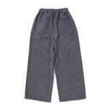 キーホルダー付きサテンライクワイドパンツ(130~160cm) | ZIDDY | 詳細画像12