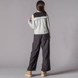 キーホルダー付きサテンライクワイドパンツ(130~160cm) | ZIDDY | 詳細画像5