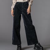 ブラック | フロッキーワイドデニム(130~160cm) | ZIDDY