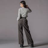 チラレースウエストワイドパンツ(130~160cm) | ZIDDY | 詳細画像6 