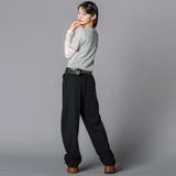 レースアップ・カーブパンツ（ベルト付き）(130~160cm) | ZIDDY | 詳細画像4 