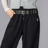 レースアップ・カーブパンツ（ベルト付き）(130~160cm) | ZIDDY | 詳細画像8 