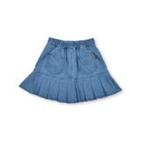 裾切り替えプリーツデニムスカパン(130~160cm) | ZIDDY | 詳細画像18 