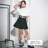 裾切り替えプリーツデニムスカパン(130~160cm) | ZIDDY | 詳細画像2 