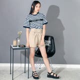 【 ニコ☆プチ 掲載 】レースアップショートパンツ(130~160cm) | ZIDDY | 詳細画像3