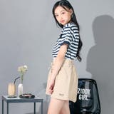 【 ニコ☆プチ 掲載 】レースアップショートパンツ(130~160cm) | ZIDDY | 詳細画像4