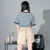 【 ニコ☆プチ 掲載 】レースアップショートパンツ(130~160cm) | ZIDDY | 詳細画像5