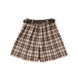 合皮ベルト付きチェックスカパン(130~160cm) | ZIDDY | 詳細画像12