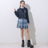 【 ニコ☆プチ 掲載 】チェックスカパン(130~160cm) | ZIDDY | 詳細画像8