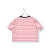 ロゴ刺繍ボーダーTシャツ(130~160cm) | ZIDDY | 詳細画像13 