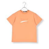 オレンジ | ロゴエンボスTシャツ(130~160cm) | ZIDDY