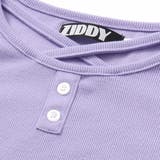 【 ニコ☆プチ 掲載 】クロスネック裾花柄Tシャツ(130~160cm) | ZIDDY | 詳細画像16 