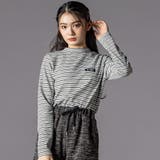 ホワイト系 | プチハイ×ボーダートップス  (130~160cm) | ZIDDY