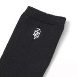 【 ニコ☆プチ 掲載 】ロゴ刺しゅうリブソックス(19~24cm) | ZIDDY | 詳細画像4 