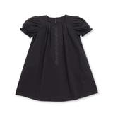 フロント刺しゅうタックパフスリーブワンピース(95~150cm) | BeBe Petits Pois Vert | 詳細画像15 