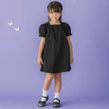 フロント刺しゅうタックパフスリーブワンピース(95~150cm) | BeBe Petits Pois Vert | 詳細画像5 