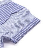 ヨーク切り替えサッカーストライプバンドカラーシャツワンピース | BeBe Petits Pois Vert | 詳細画像12