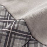 【お揃い】チェック柄裏毛ベロアリボンタックワンピース(95~150cm) | BeBe Petits Pois Vert | 詳細画像15 