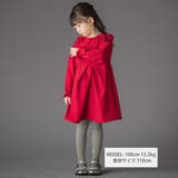 立体花モチーフ斜めタックワンピース(95~150cm) | BeBe Petits Pois Vert | 詳細画像2 