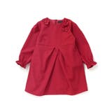 立体花モチーフ斜めタックワンピース(95~150cm) | BeBe Petits Pois Vert | 詳細画像6 