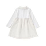 ニットリブ+レース起毛ドッキング長袖ワンピース(95~150cm) | BeBe Petits Pois Vert | 詳細画像10