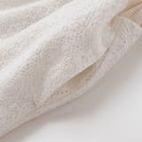 ニットリブ+レース起毛ドッキング長袖ワンピース(95~150cm) | BeBe Petits Pois Vert | 詳細画像16