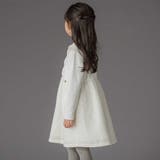 ニットリブ+レース起毛ドッキング長袖ワンピース(95~150cm) | BeBe Petits Pois Vert | 詳細画像6