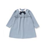 ポンチ胸プリーツ長袖ワンピース(95~150cm) | BeBe Petits Pois Vert | 詳細画像20 