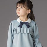 ポンチ胸プリーツ長袖ワンピース(95~150cm) | BeBe Petits Pois Vert | 詳細画像6 